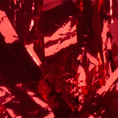 Metallic Red streamers