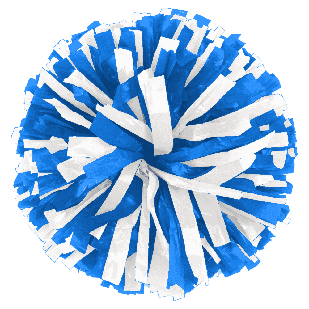 Custom 2-Color Plastic Junior & Lite Show Poms