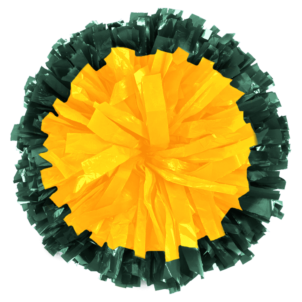 Custom Target Style Metallic Junior Poms