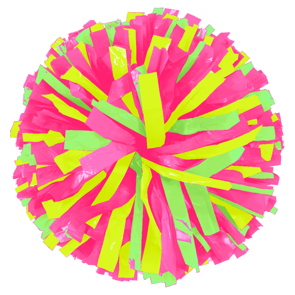 Custom 3-Color Specialty Junior & Lite Show Poms