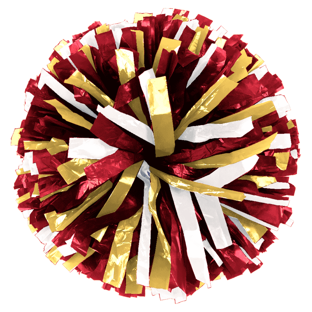 Custom 3-Color Metallic Pom Balls