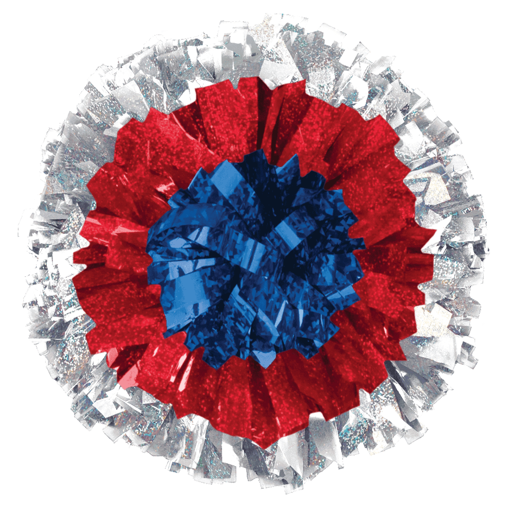 Custom Bullseye Specialty Junior Poms