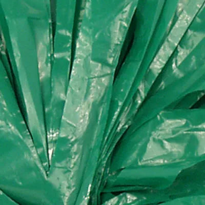 Kelly Green plastic streamers