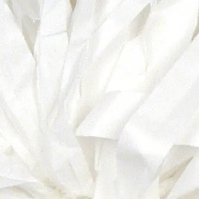 White plastic streamers