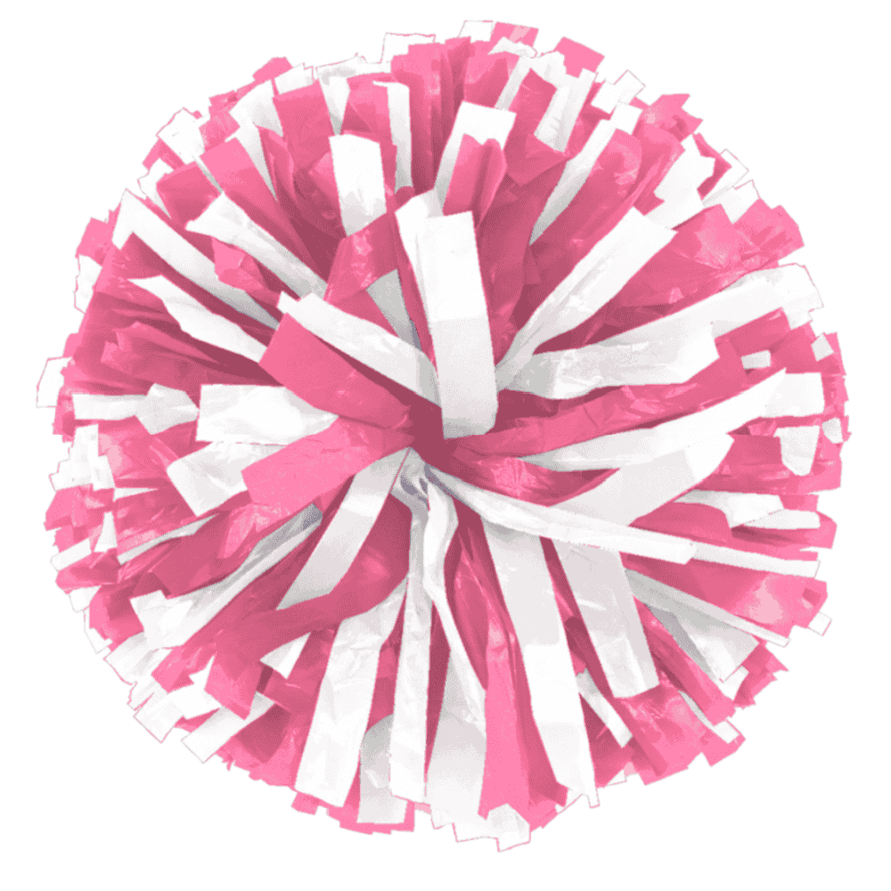 Custom 2-Color Wet Look Junior & Lite Show Poms