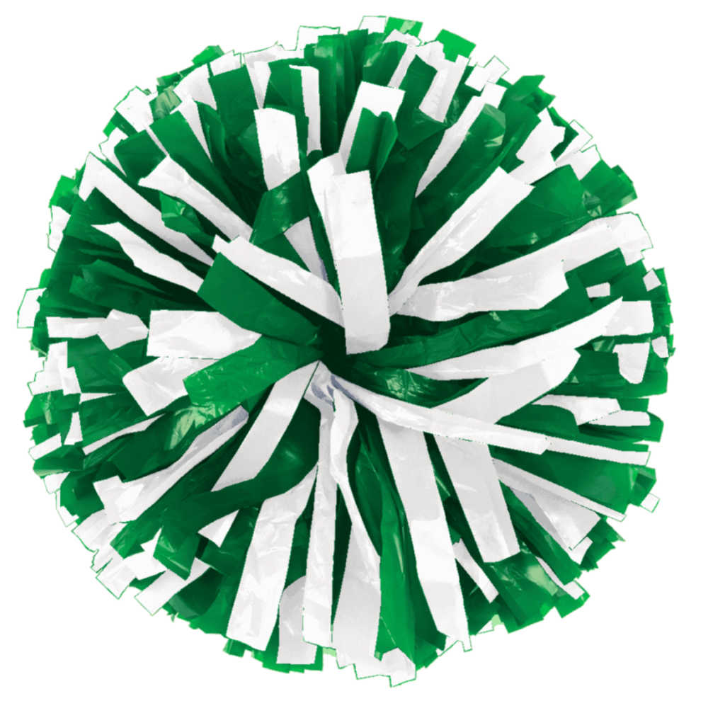 Custom 2-Color Plastic Show Poms