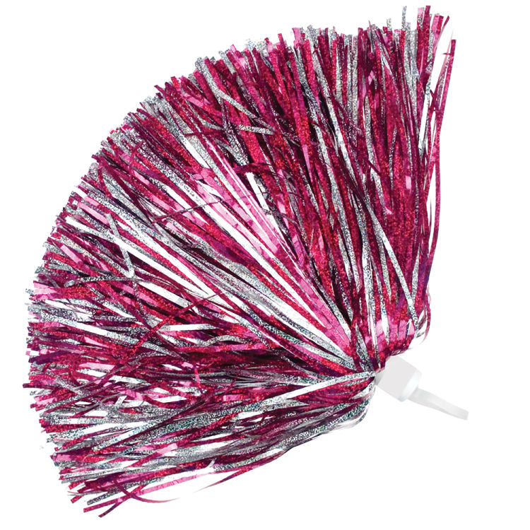 Custom Specialty Material "XL" Narrow Streamer Poms | Solid, 2-Color, 3-Color