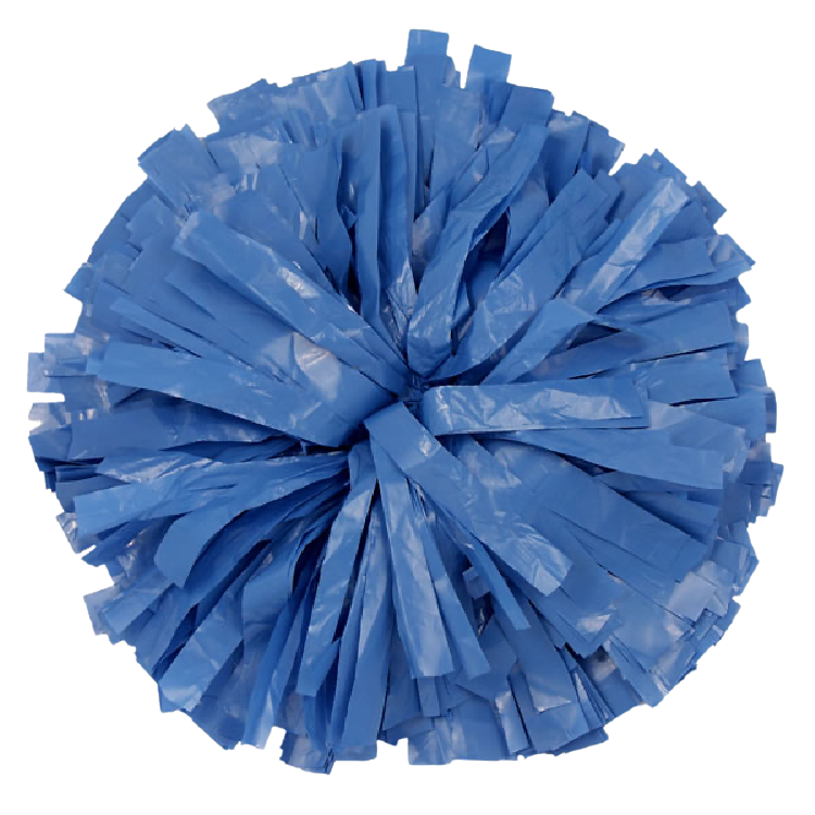 Columbia Blue plastic pom