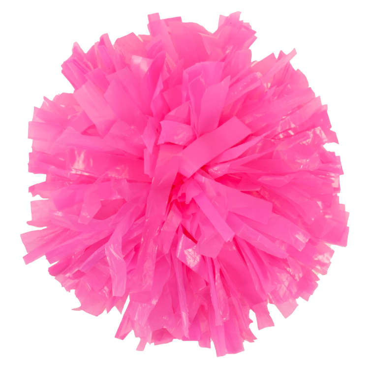 Neon Pink plastic pom