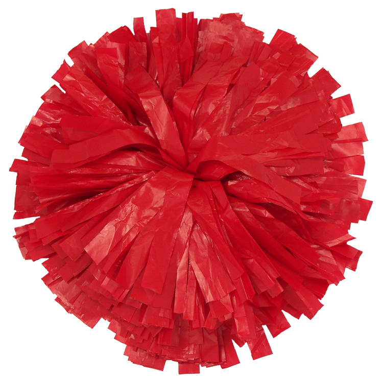 Scarlet Red plastic pom