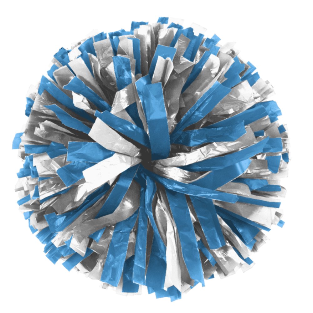 Metallic-Plastic Custom Mix Show Poms