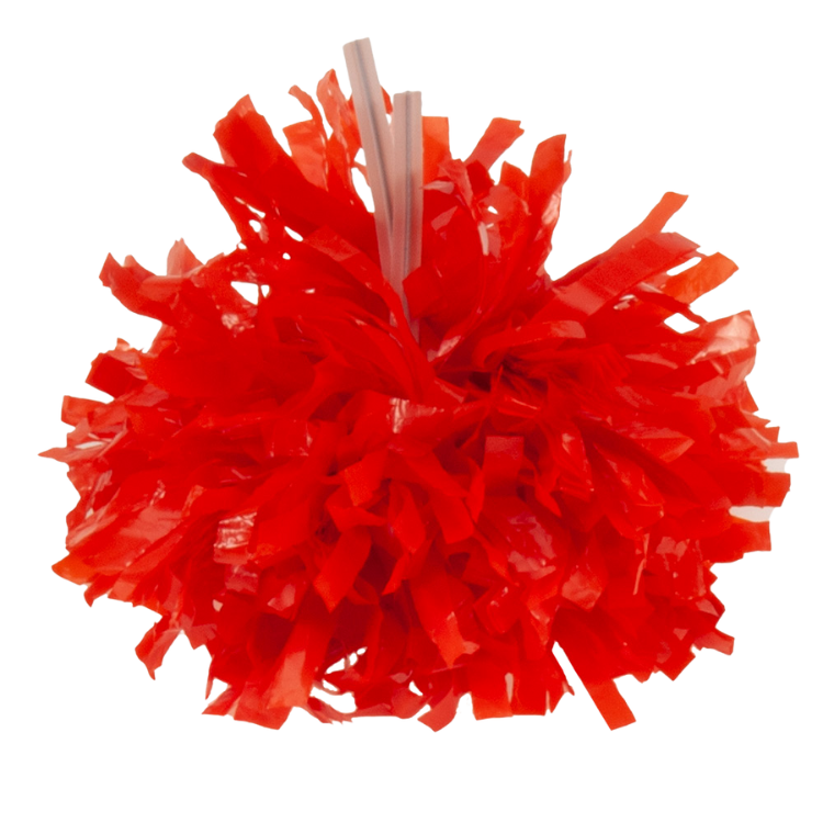 Denver Orange shoe pom with tie closure