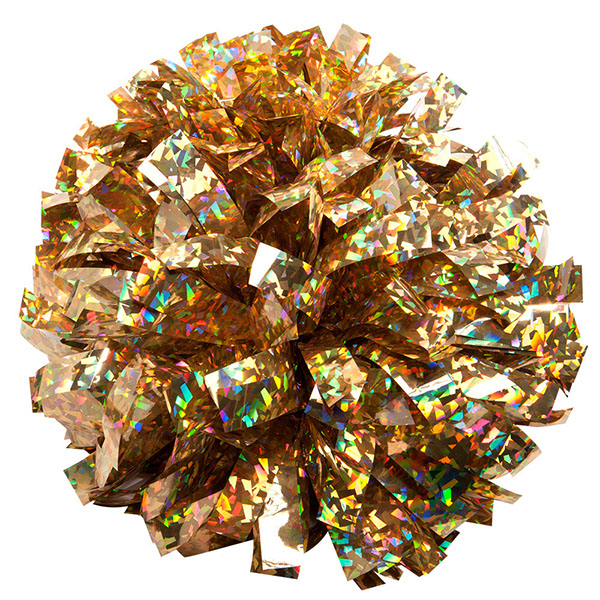 Gold Crystal Strands for Glitter and Flash Pom Poms