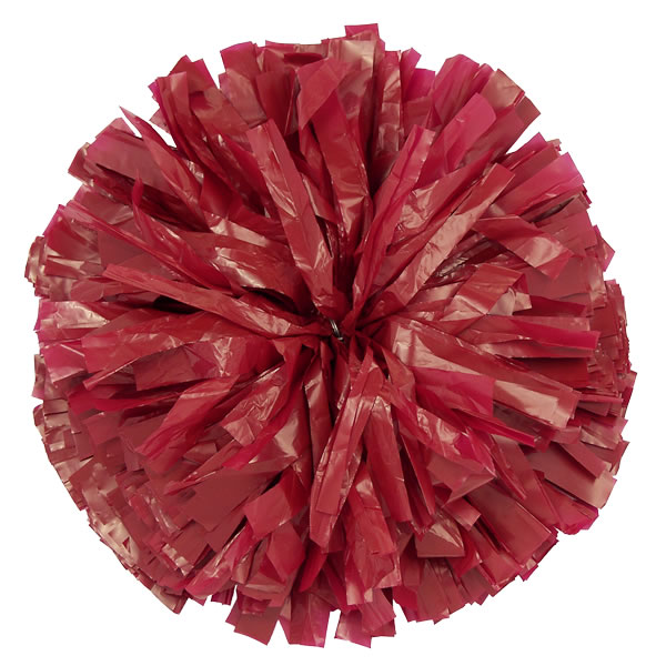 cardinal red pom pom for dance and cheerleading performances