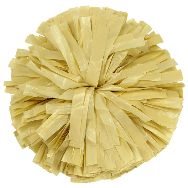 Vegas GOld Wet Look pom pom for dance and cheerleading performances