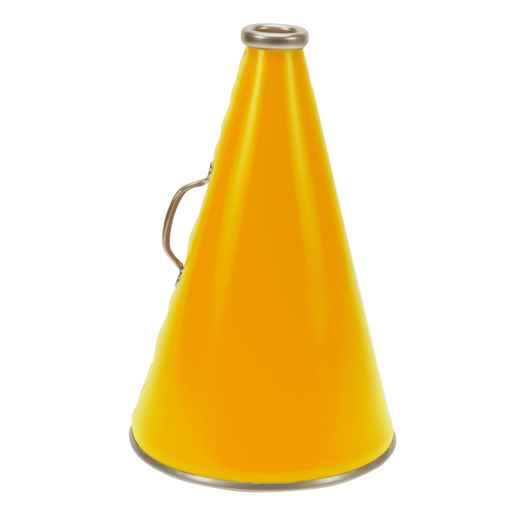 Bright Gold 15 inch riveted megaphone