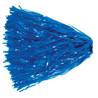 Bright Blue Rooter Pom Streamers