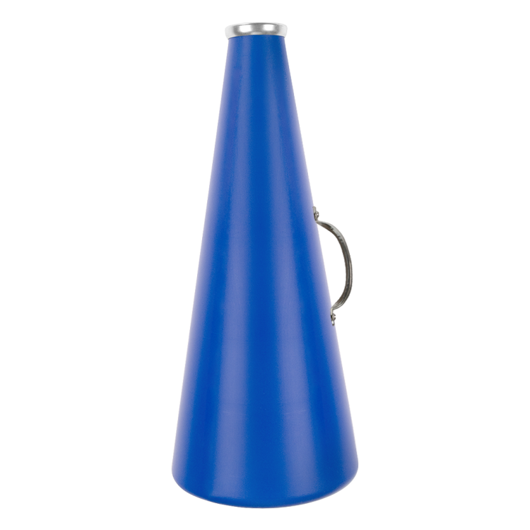 Royal Blue 19 inch molded plastic megaphone