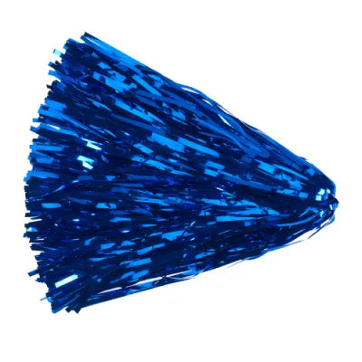 Royal Blue metallic rooter pom streamers
