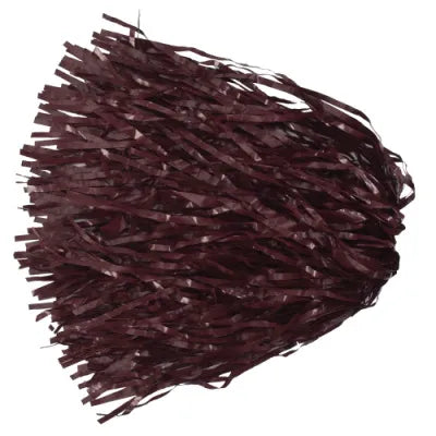 Maroon rooter pom streamers