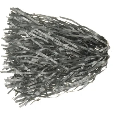 Grey rooter pom streamers