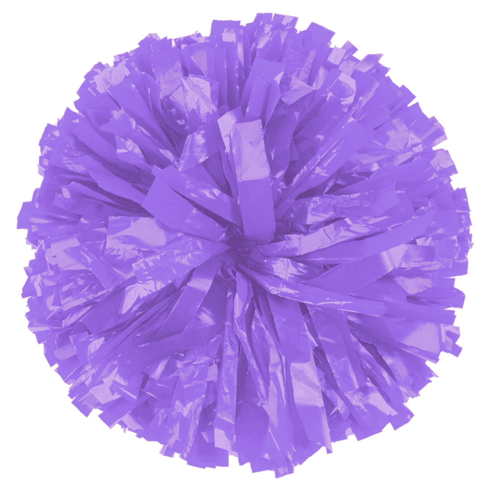 Custom Solid Plastic Lite & Junior Poms