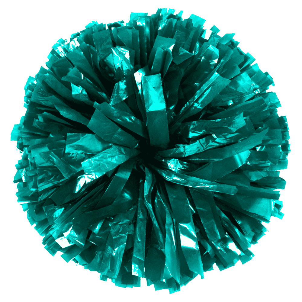Custom Solid Metallic Show Poms