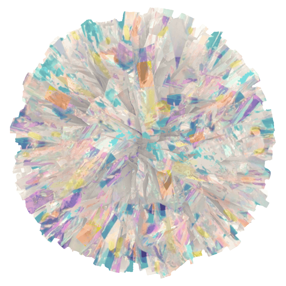 Custom Solid Laser Show Poms
