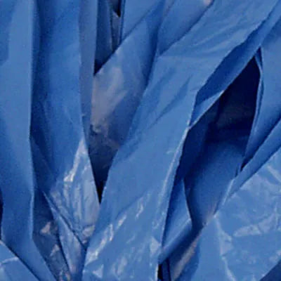 Columbia Blue plastic streamers