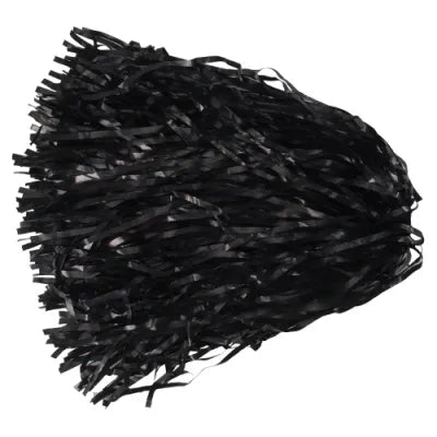 Black rooter pom streamers