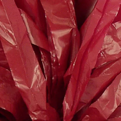Cardinal Red plastic streamers