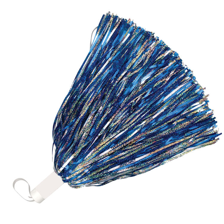 Custom  Specialty Material "XL" Narrow Streamer Poms | Solid, 2-Color, 3-Color