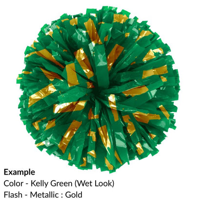 E-Z Order Wet Look Flash Show Poms