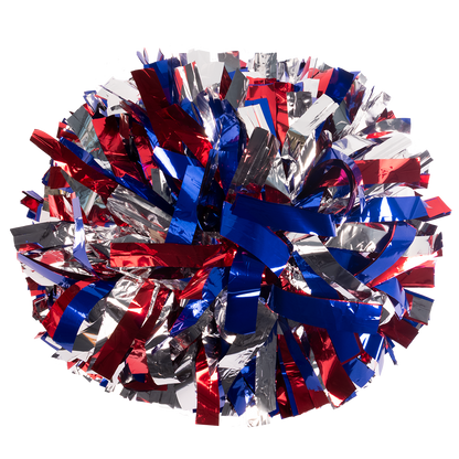 3-Color Metallic Quick Ship Poms