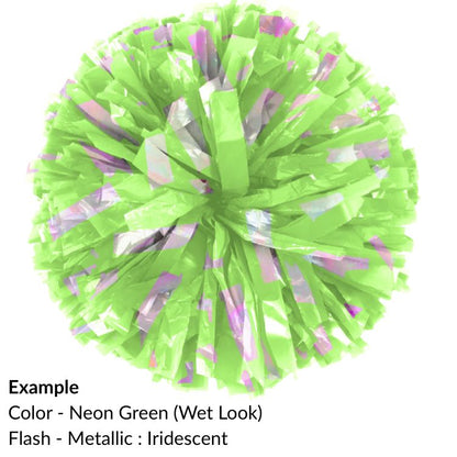 E-Z Order Wet Look Flash Show Poms