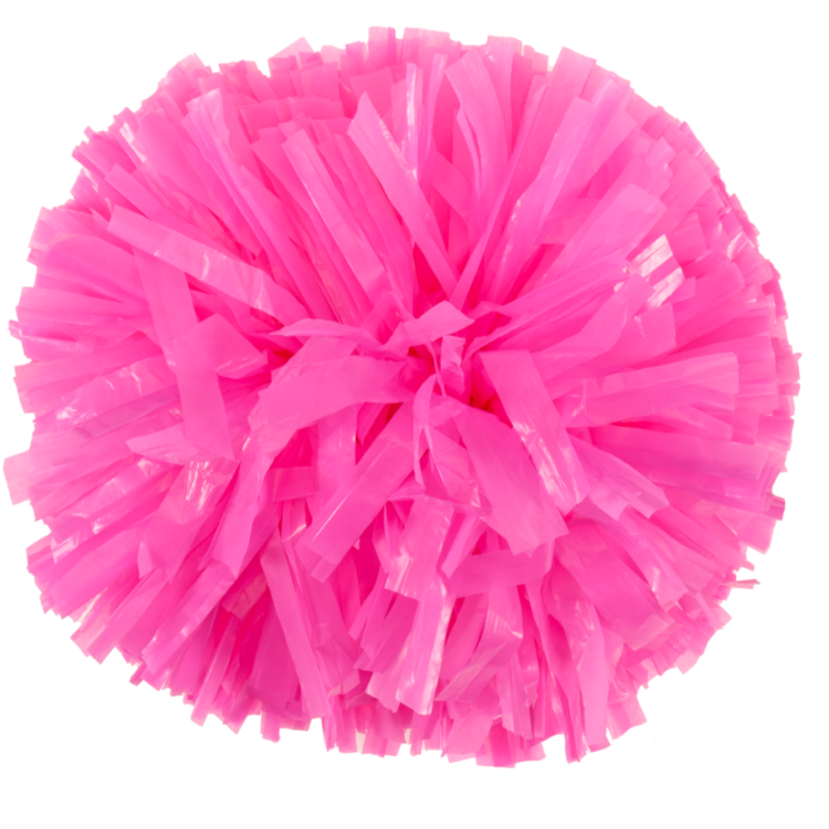 Neon Pink plastic pom