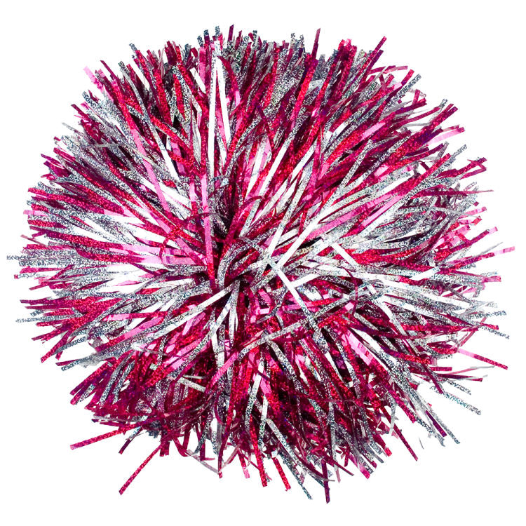 Custom  Specialty Material "XL" Narrow Streamer Poms | Solid, 2-Color, 3-Color