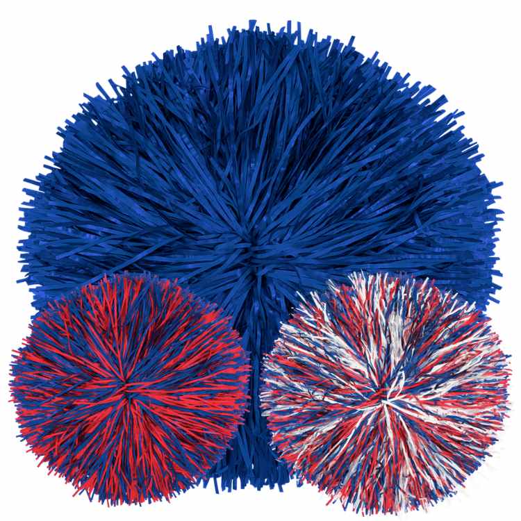 Custom Classic Cut Narrow Streamer Cheer Poms | Pom Express