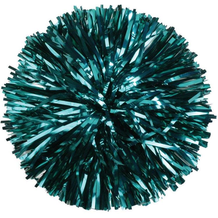 Custom Metallic Narrow Streamer Poms | Solid, 2-Color, 3-Color