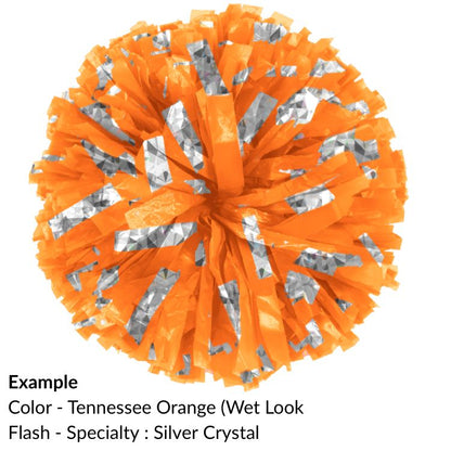 E-Z Order Wet Look Flash Show Poms