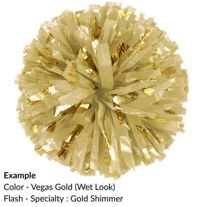 E-Z Order Wet Look Flash Show Poms