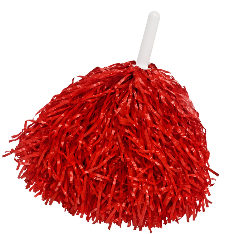 Scarlet Red 1750 streamer Cheerstar Pom