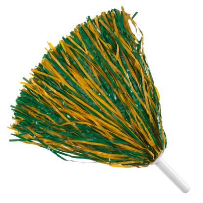 Kelly Green and Bright Gold 1250 streamer Cheerstar Pom