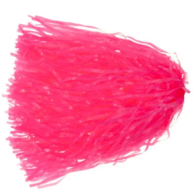 Neon Pink rooter pom streamers