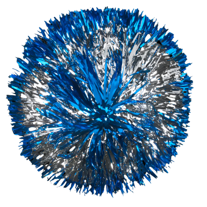 Custom Metallic Narrow Streamer Poms | Bullseye