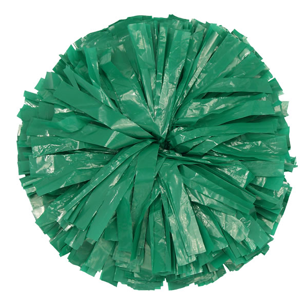kelly green pom pom for dance and cheerleading performances