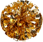 Gold Metallic Pom Pom for dance and cheerleading