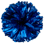 Royal Blue Metallic Pom Pom for dance and cheerleading